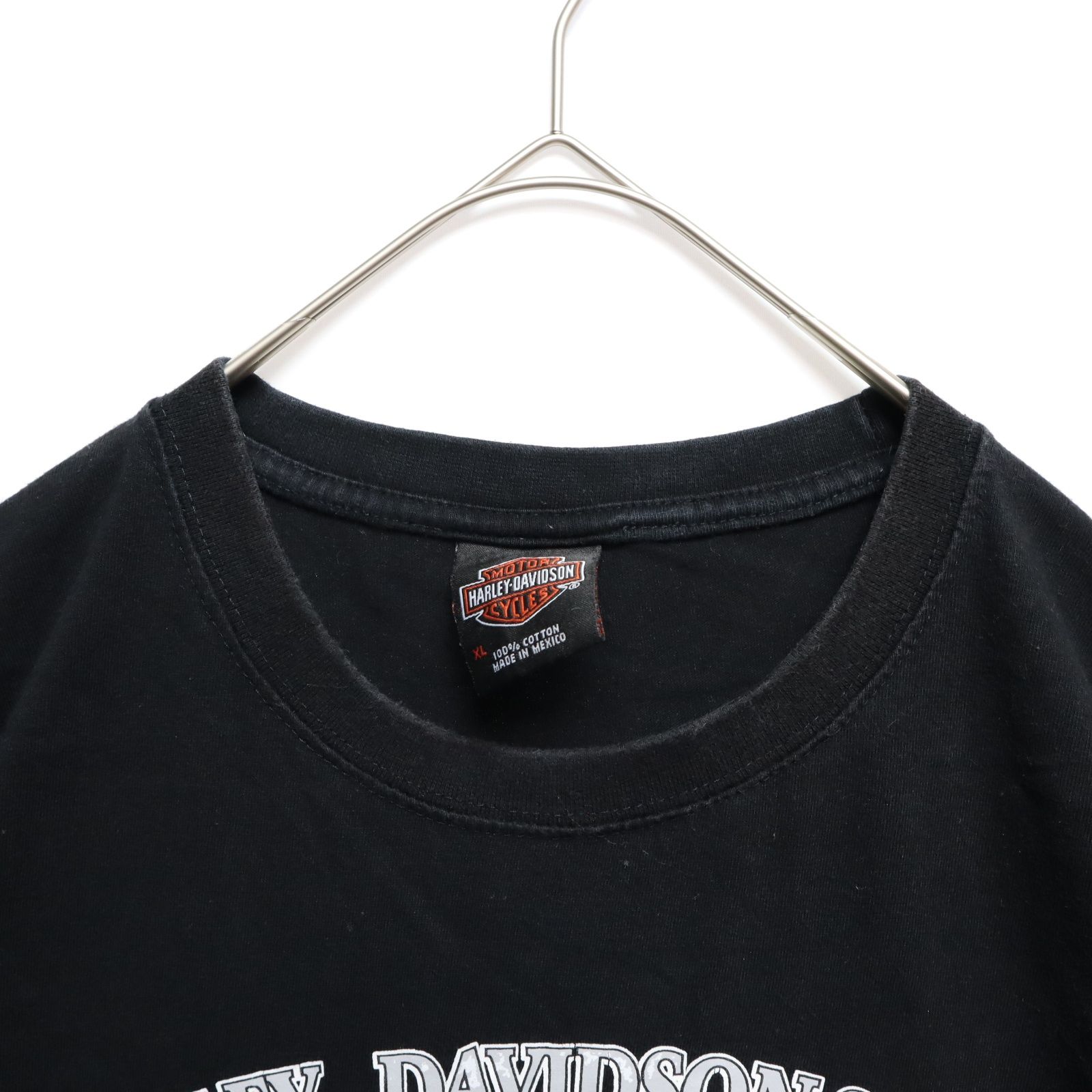 メンズXXL 【A品】 90s 00sメキシコ製 HARLEY DAVIDSON ハーレーダビッドソン Tシャツ 半袖 バイク プリント 無地  ブラック 黒 厚手 ヘビーウェイト 春夏 ヴィンテージ USA古着 K1b535 - メルカリ