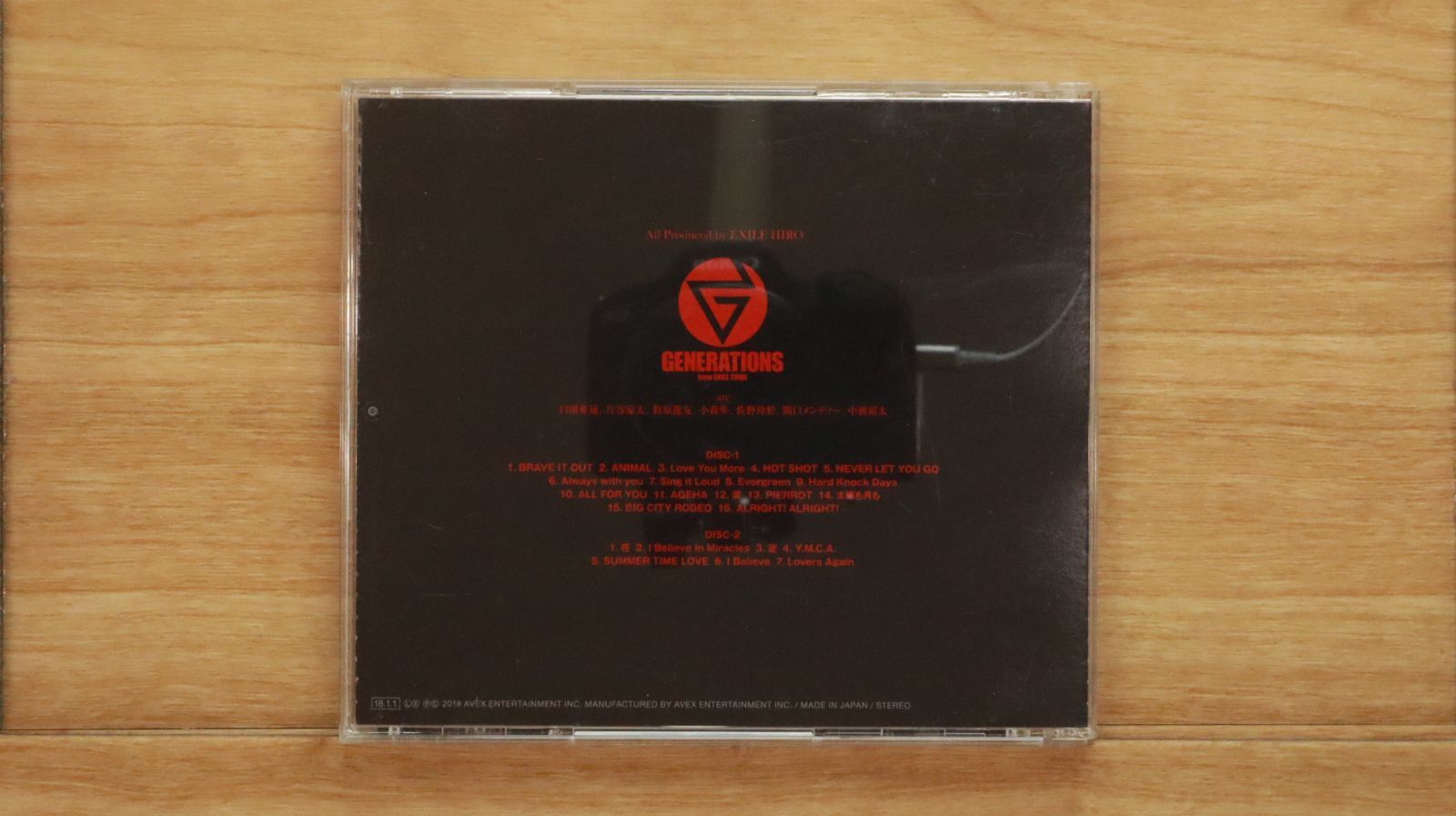 GENERATIONS まとめ売り C 国内盤CD☆ジェネレーションズ・フロム・エグザイル・トライブ