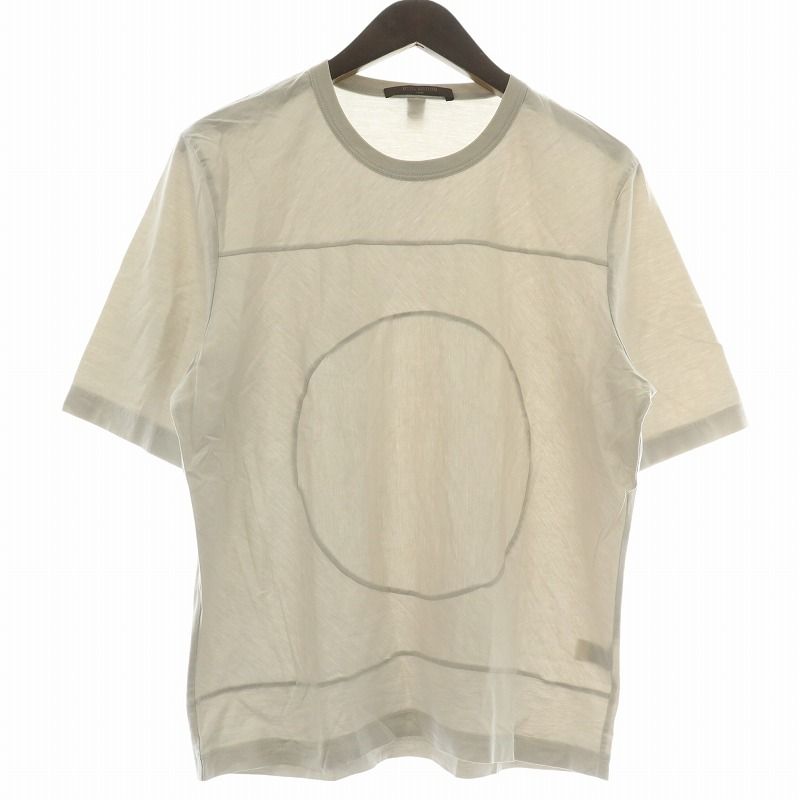 Louis Vuitton グレー Tシャツ Lサイズ ルイヴィトン LOUIS VUITTON Tシャツ カットソー 半袖 クルー