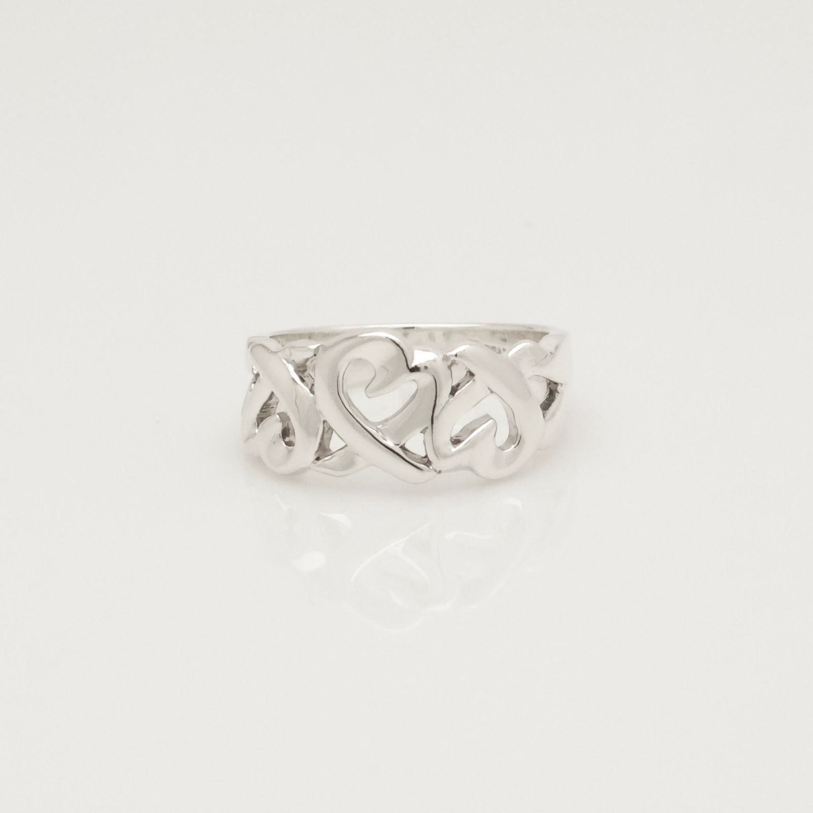 TIFFANY＆Co ティファニー パロマピカソ トリプルラビングハート約11号 TIFFANY&Co. 11号 ティファニー リング・指輪 トリプルラビング