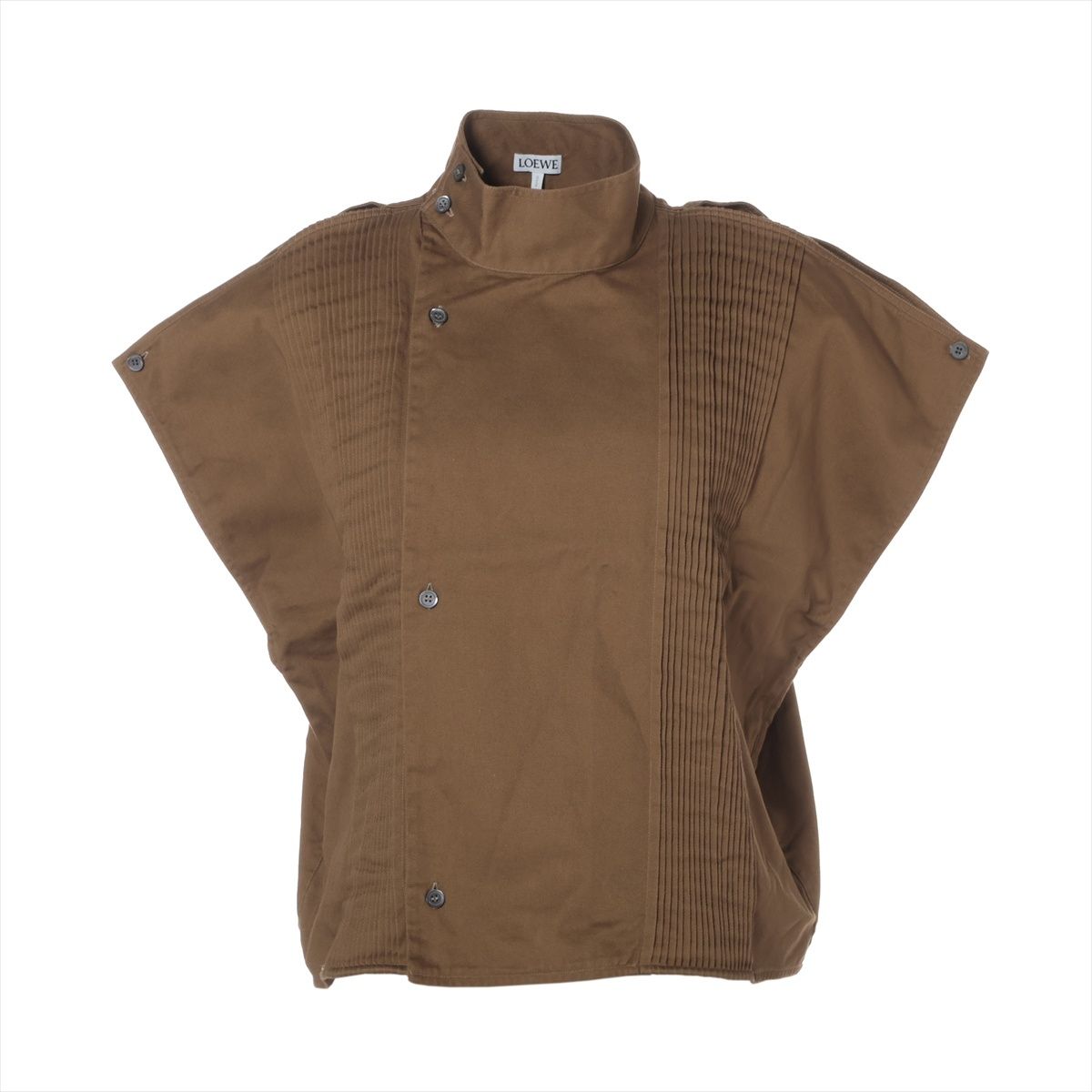 LOEWE ロエベ タンクトップ ロエベ サイドオープン スタンド ピンタック ト コットン 36