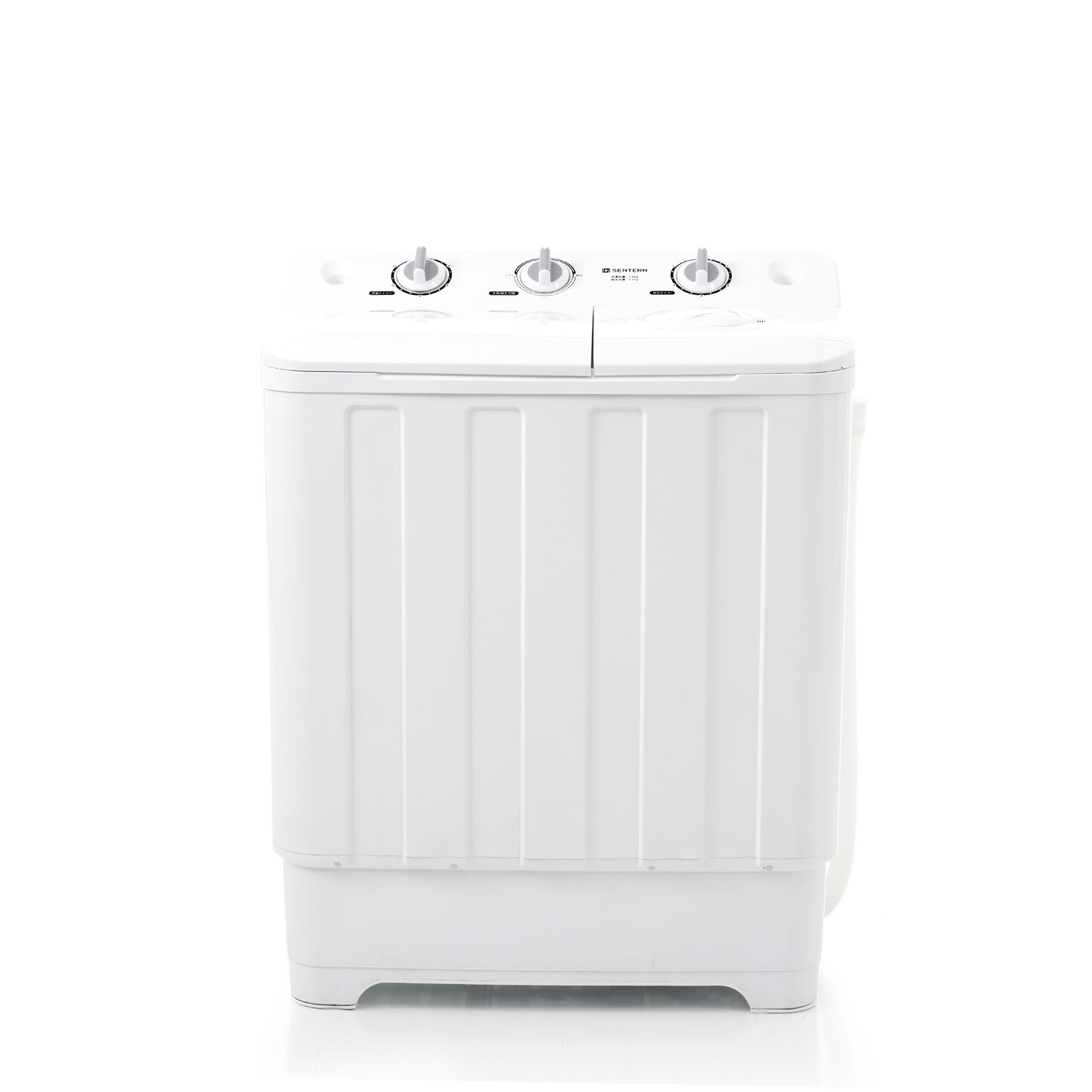 二槽式洗濯機 7 6 kg洗濯 5 kg脱水 コンパクト 一人暮らし用 ステンレス槽 ホワイト