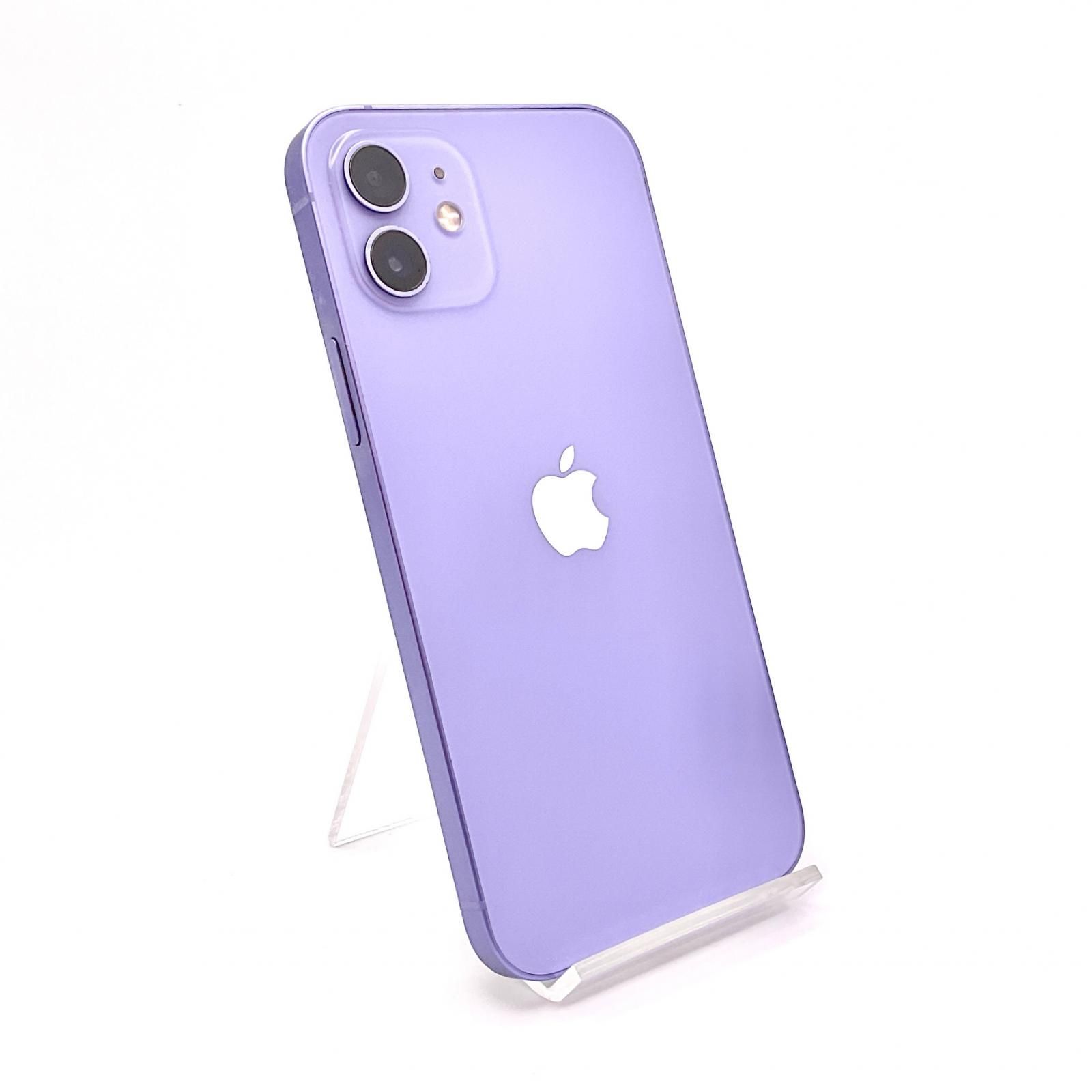 iPhone 12 256GB パープル SIMフリー 白ロム 動作確認済 78%【全額返金 
