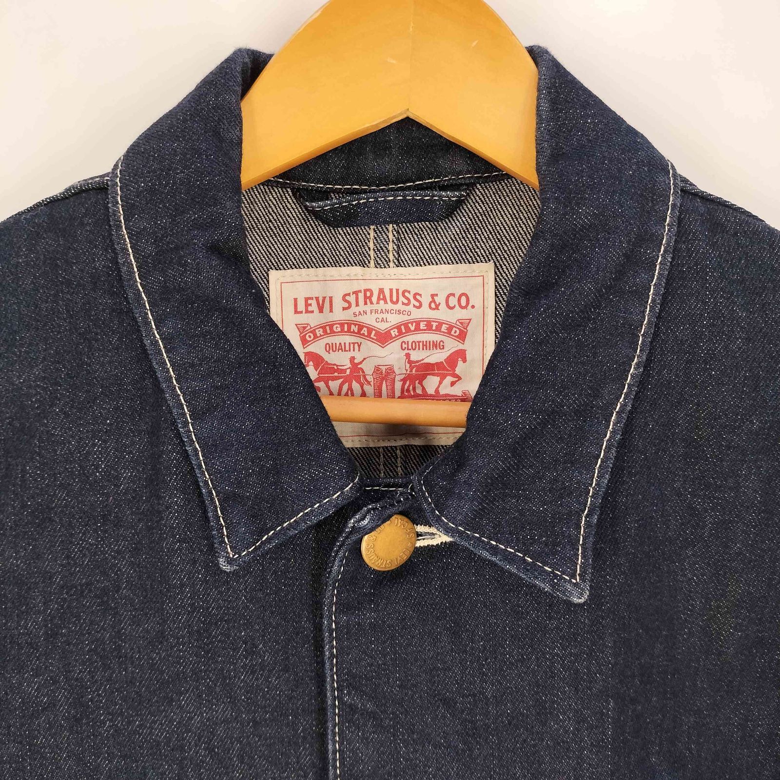 リーバイス Levis デニムカバーオールジャケット インディゴ