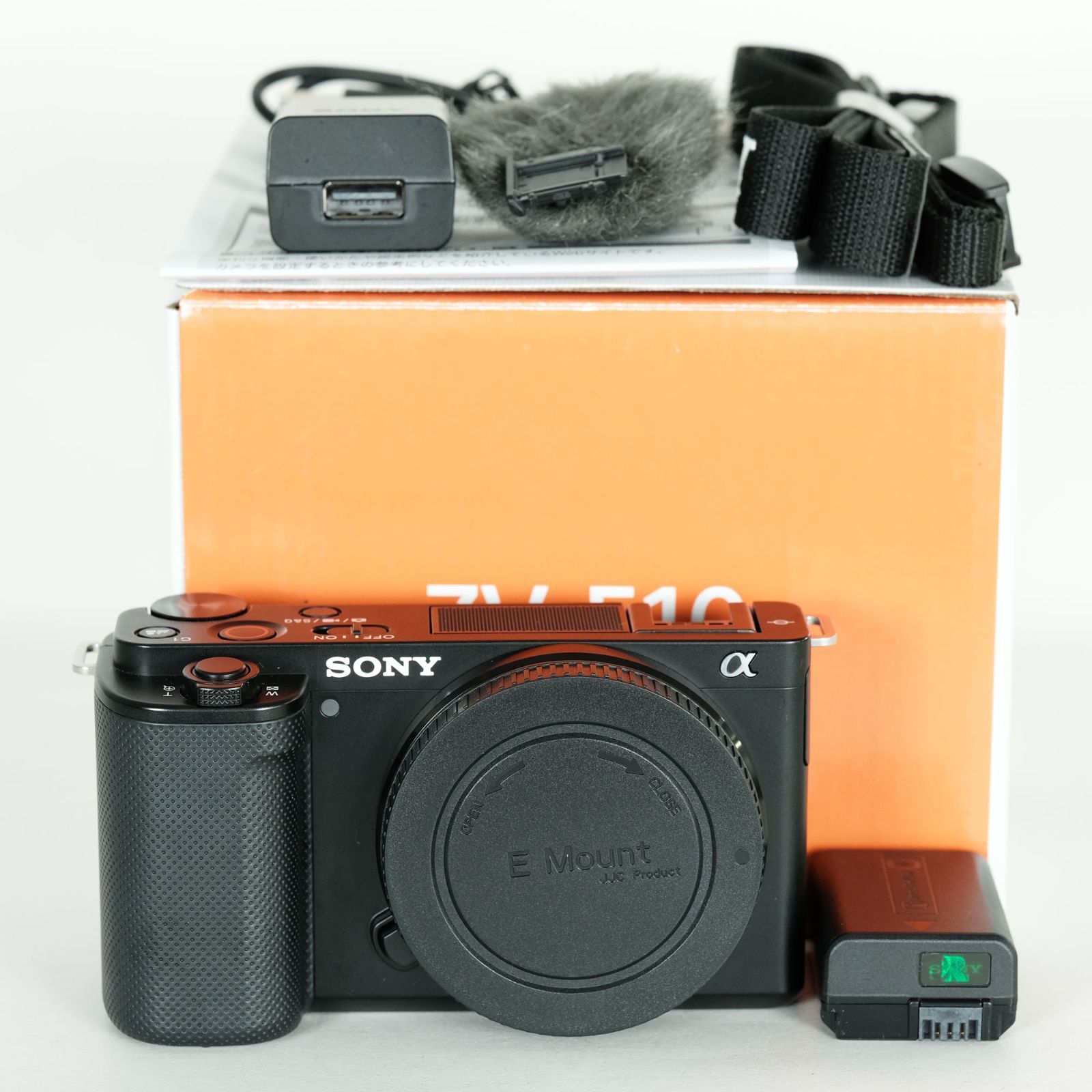 極美品】 ソニー SONY VLOGCAM ZV-E10 ボディ ブラック