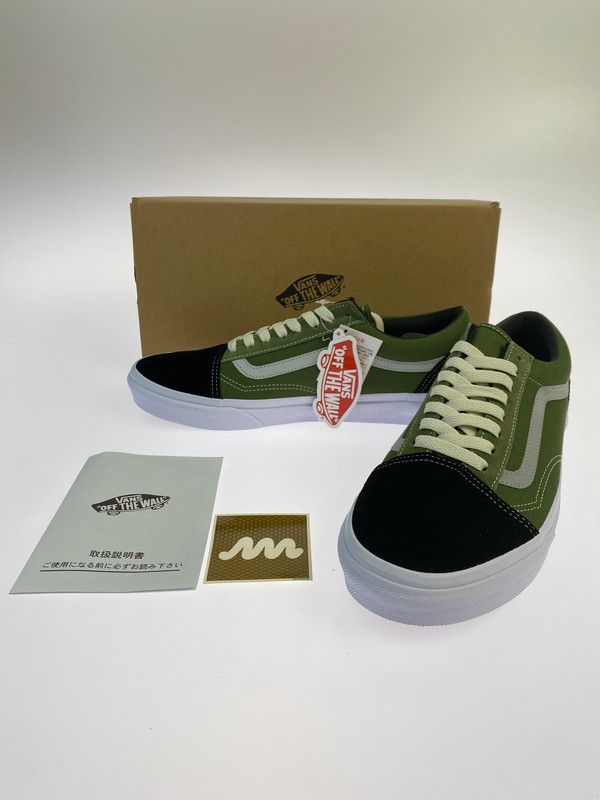 VANS×MIN-NANO バンズ × ミンナノ V36CF OLD SKOOL 靴 シューズ スニーカー SNEAKERS サイズ 27.5cm BLACK|M.GREEN メンズ 163-250427-ks-75-min