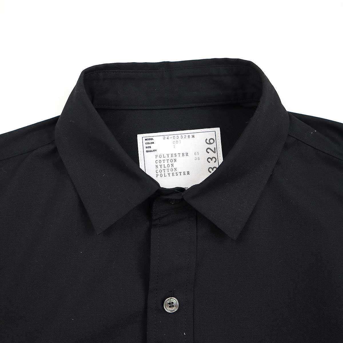 sacai サカイ 24SS Cotton Poplin Shirt ドッキングポプリンシャツ 24