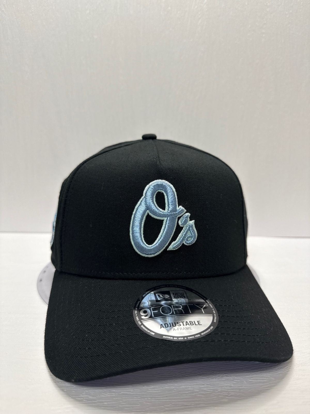 Newera ボルチモアオリオールズ 50thアニバーサリー 9forty A-FRAME スナップバックキャップ ブラックカラー