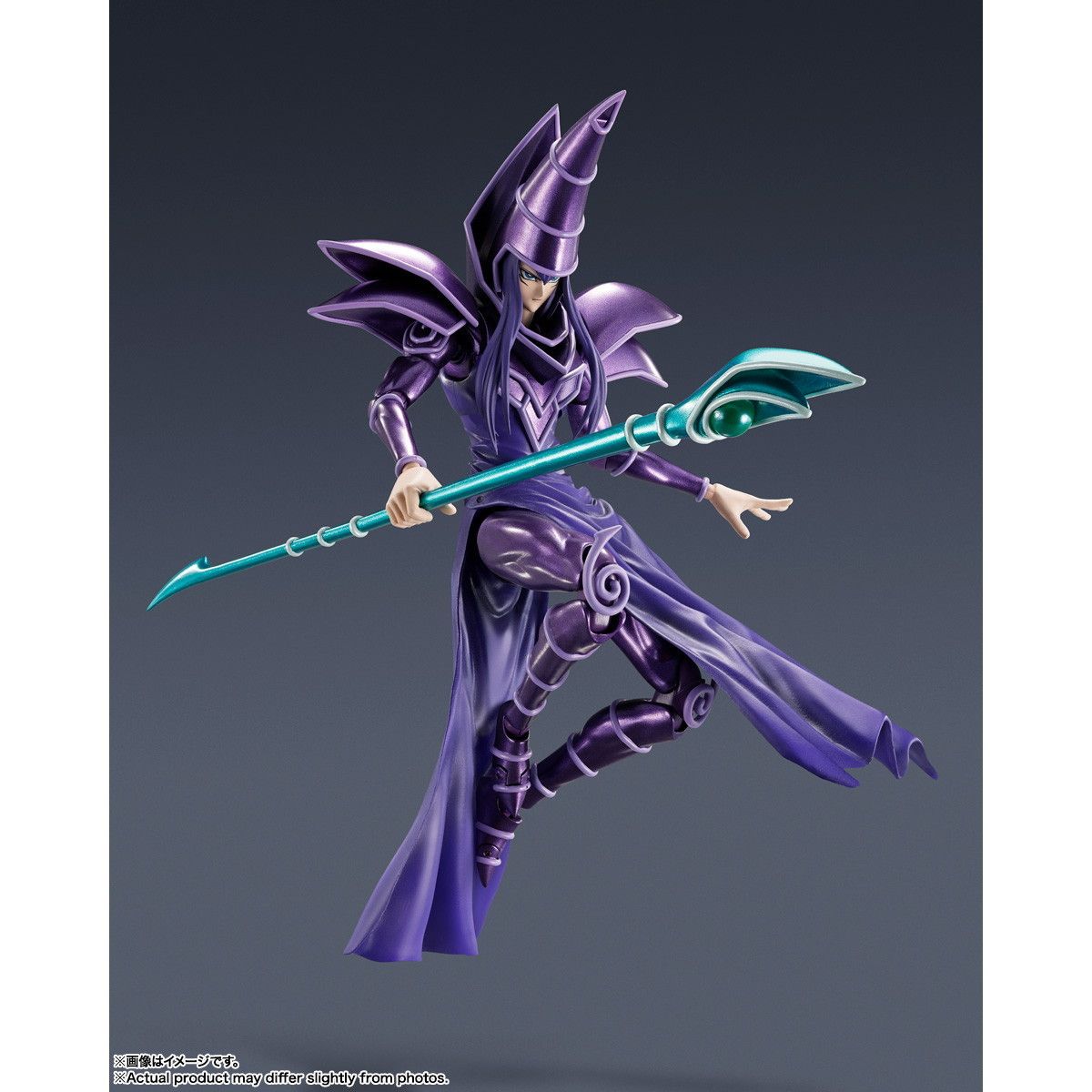 S.H.MonsterArts モンスターアーツ ブラック マジシャン 遊 戯 王デュエルモンスターズ 完成品 可動フィギュア バンダイスピリッツ