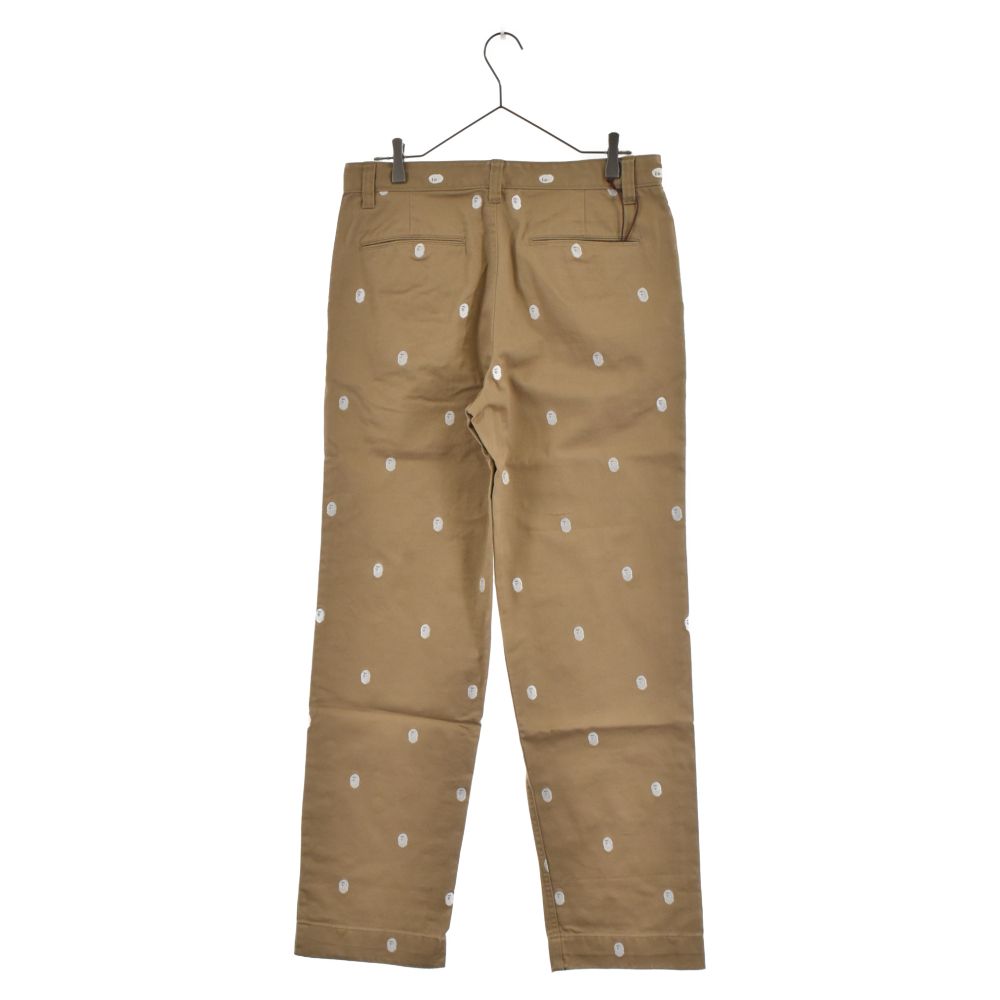 A BATHING APE (アベイシングエイプ) EASY CHINO PANT サル顔柄