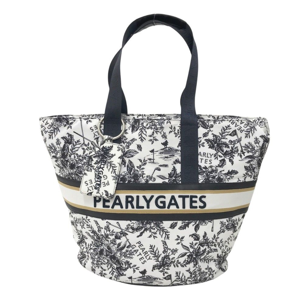 PEARLY GATES パーリーゲイツ 2022年モデル ロッカーバッグ トートバッグ 花柄 ホワイト系  [240101351078] ゴルフウェア ストスト