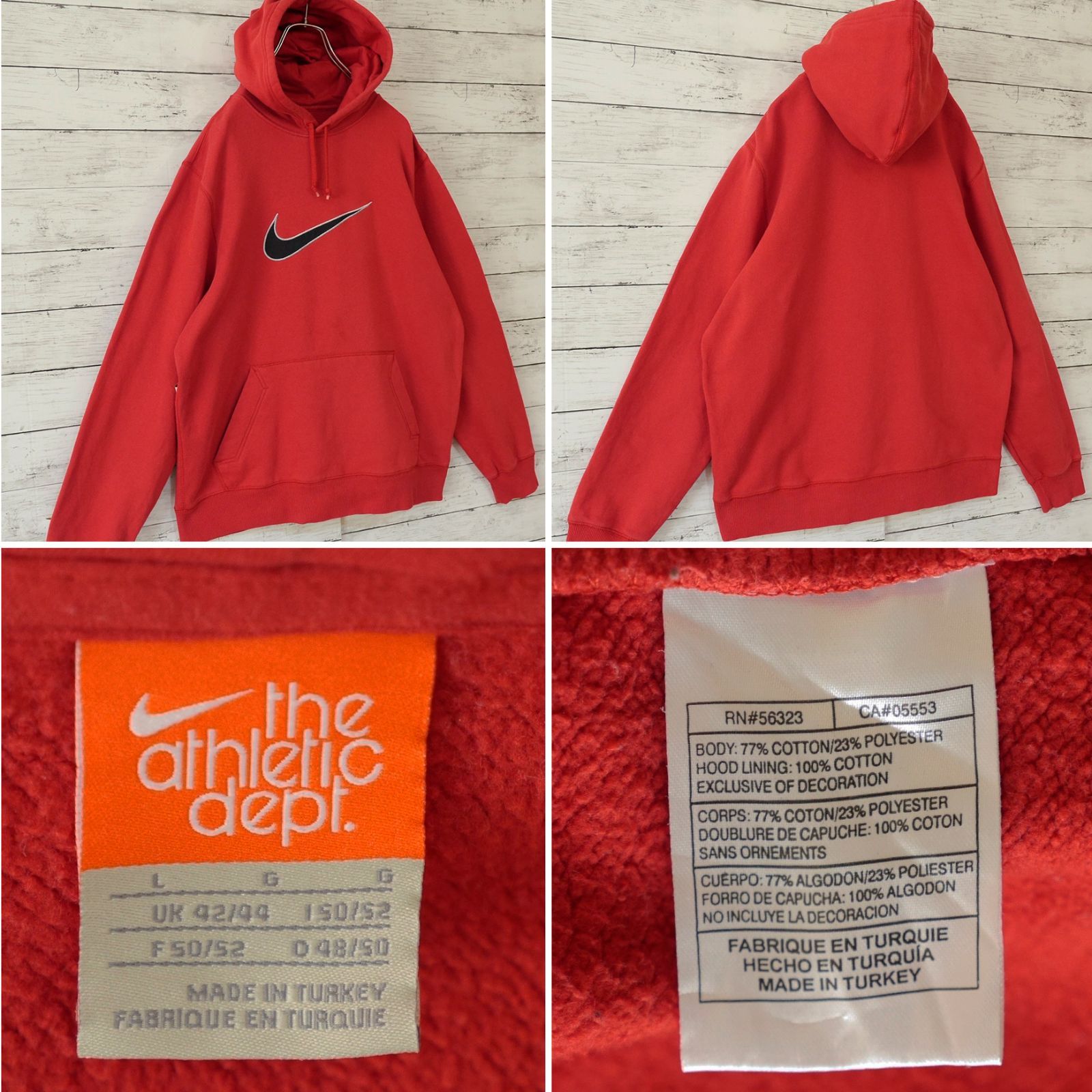 【美品】NIKE ナイキ パーカー ロゴ 裏起毛 レッド L 楽天市場】【中古】【古着】 NIKE ロゴスウェット パーカー