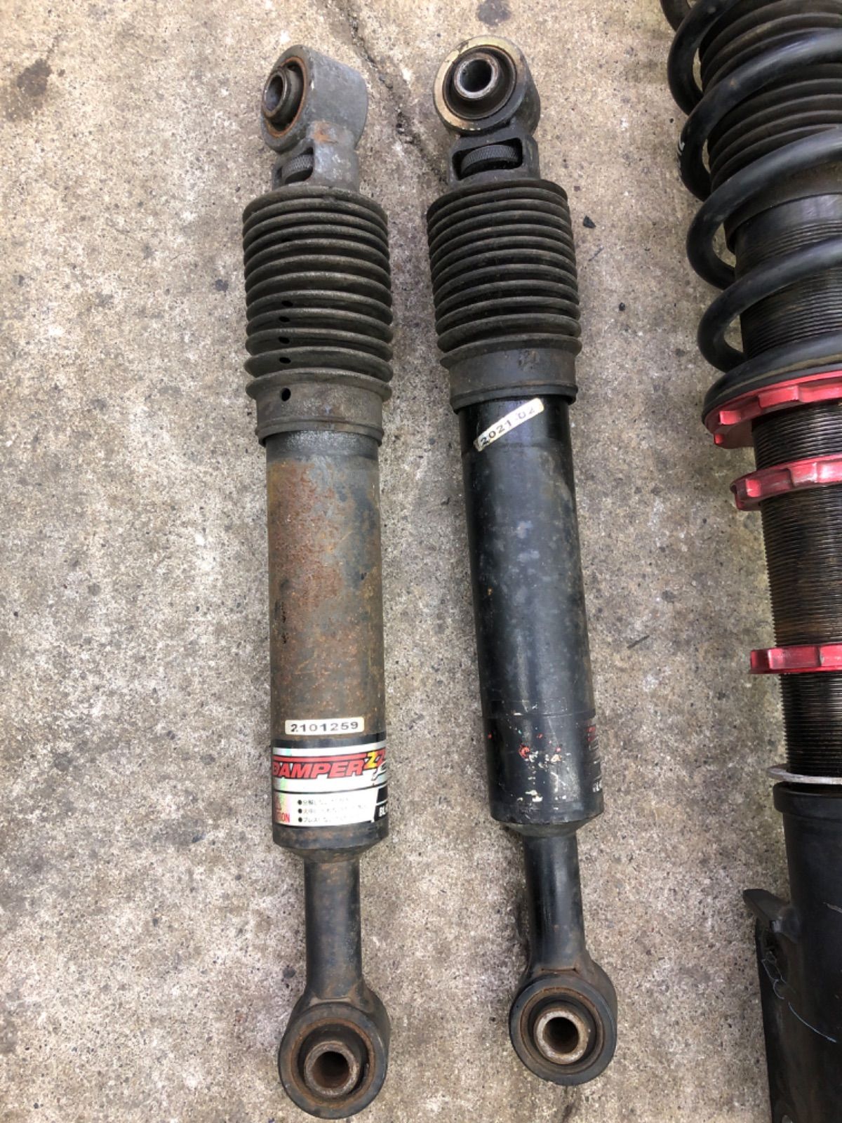 三菱 ekワゴン B21W 日産 デイズ BLITZ 車高調 DAMPER ZZR ジャンク