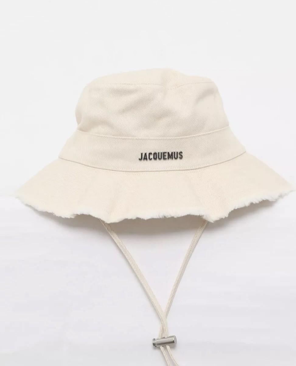 JACQUEMUS ハット　ホワイト　size:58 jacquemus ハット ホワイト 58 JACQUEMUS ハットホワイトsize:58