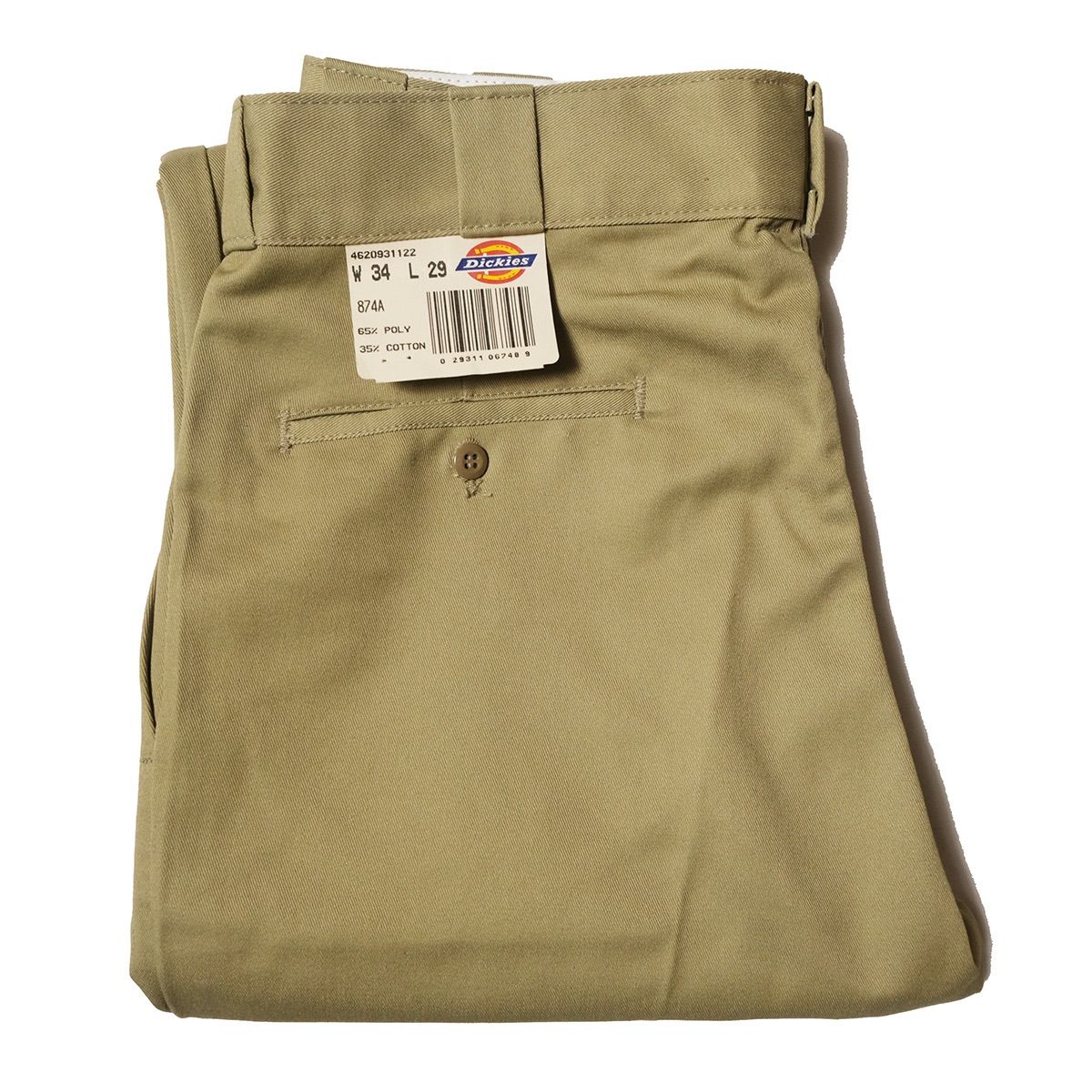 80〜90s Dead Stock Dickies 874 カーキ 34/29 デッドストック 80's 90's USA製 ディッキーズ Dickies 874