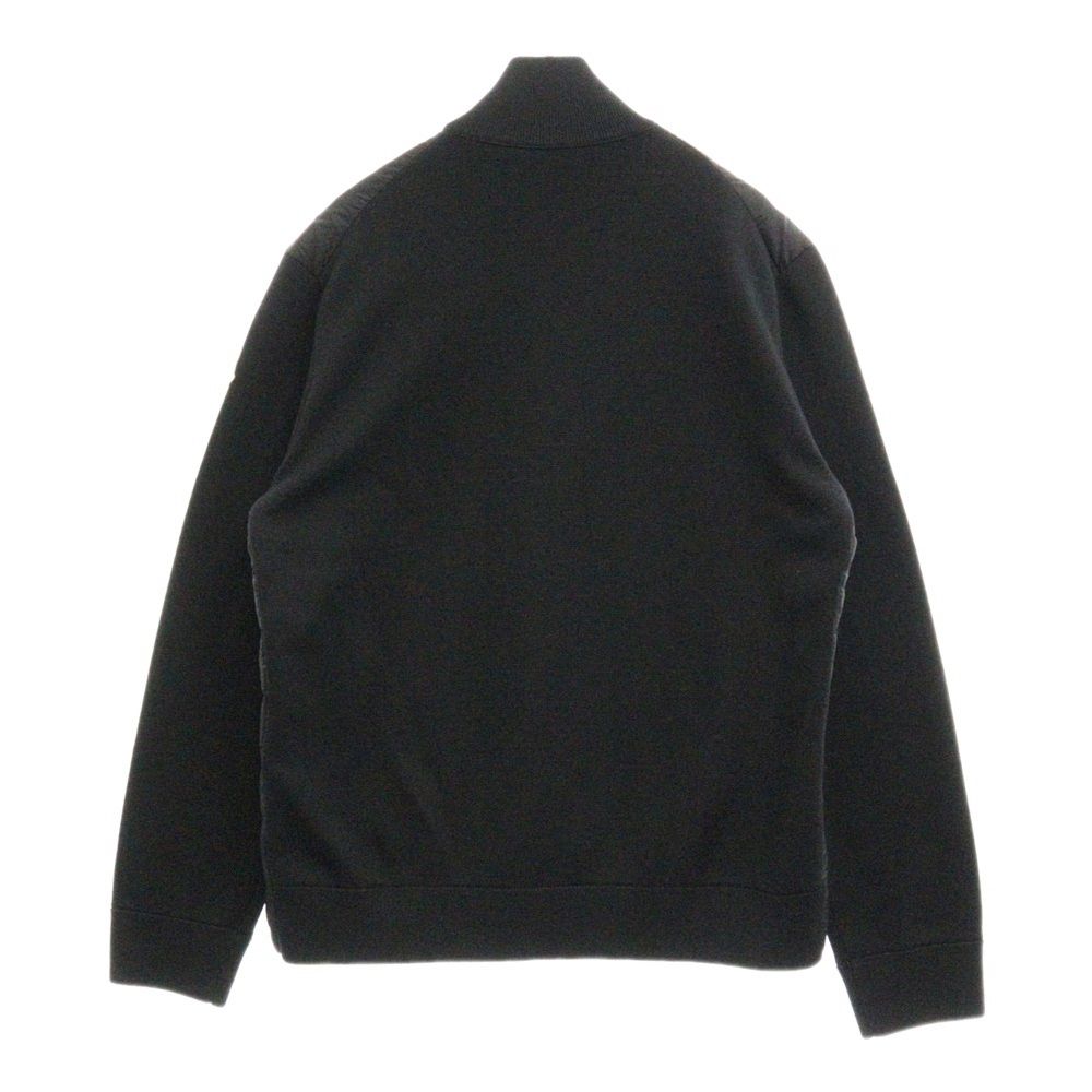 MONCLER (モンクレール) CARDIGAN TRICOT ロゴワッペン ニット切替 