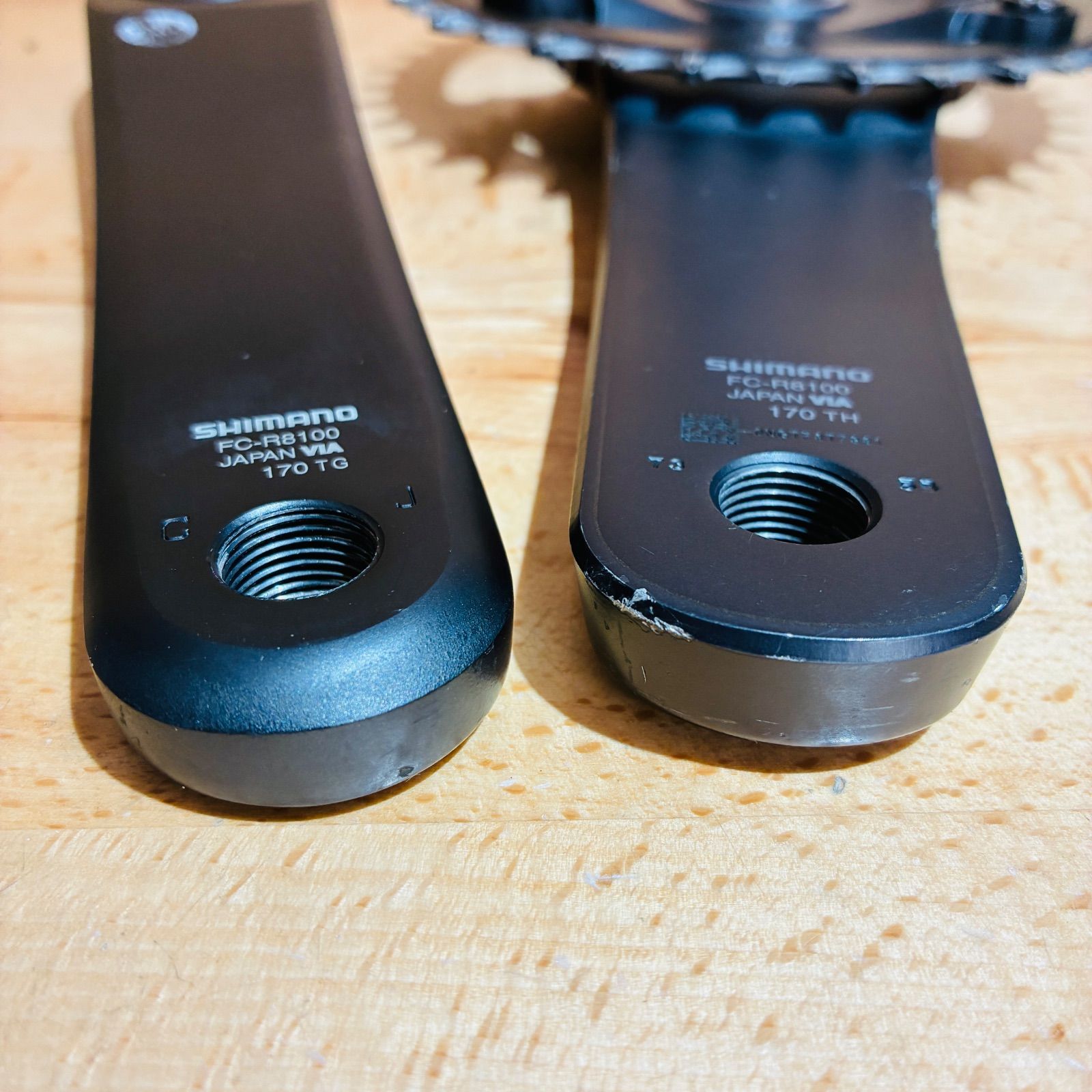 シマノ アルテグラ FC-R8100 クランクセット 170mm 梱包済み シマノ アルテグラ 170mm クランクセット フロントシングル FC