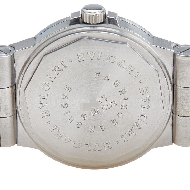 BVLGARI ブルガリ　ディアゴノ　LCV35S ブルガリ ディアゴノ デイト LCV35S ステンレススチール メンズ