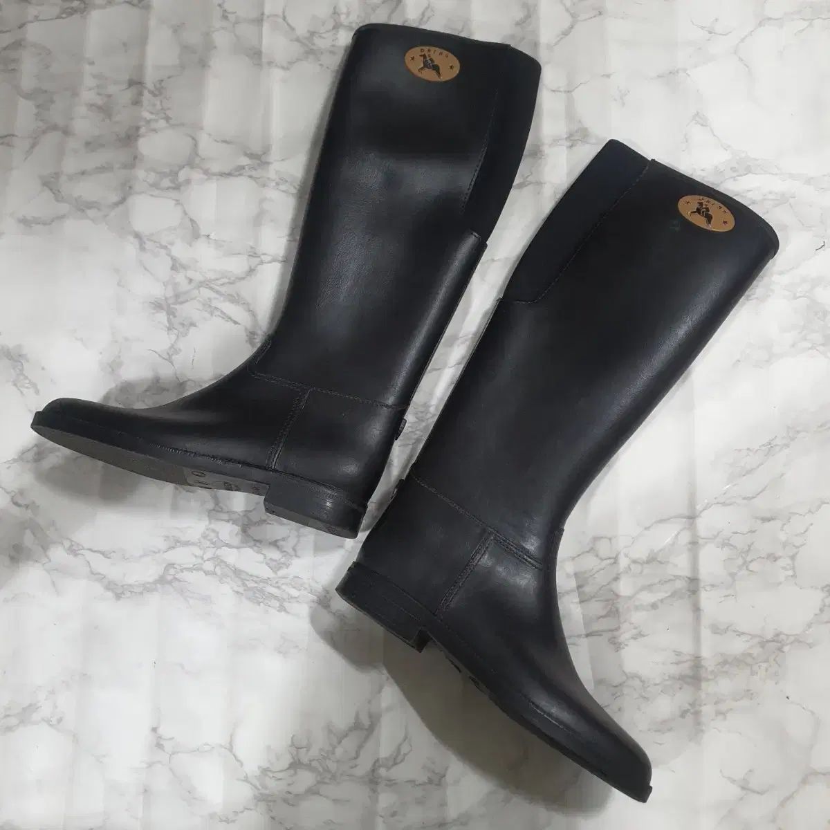 ダフナ レインブーツ WINNER Zipper_Black