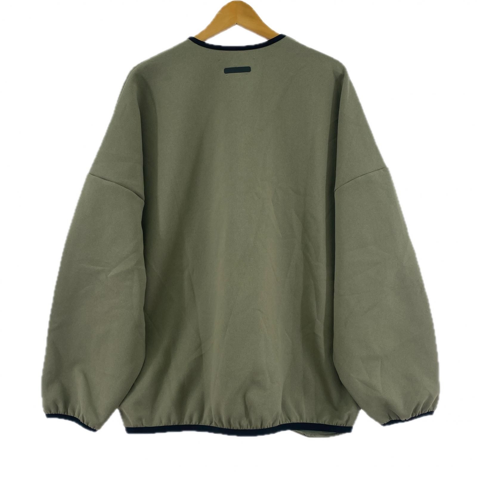 期間限定通販。 Fear of God ESSENTIALSフィア オブ ゴッド エッセンシャルズ ×ADIDASタグ付きスウェット sizeM|カーキ カラー