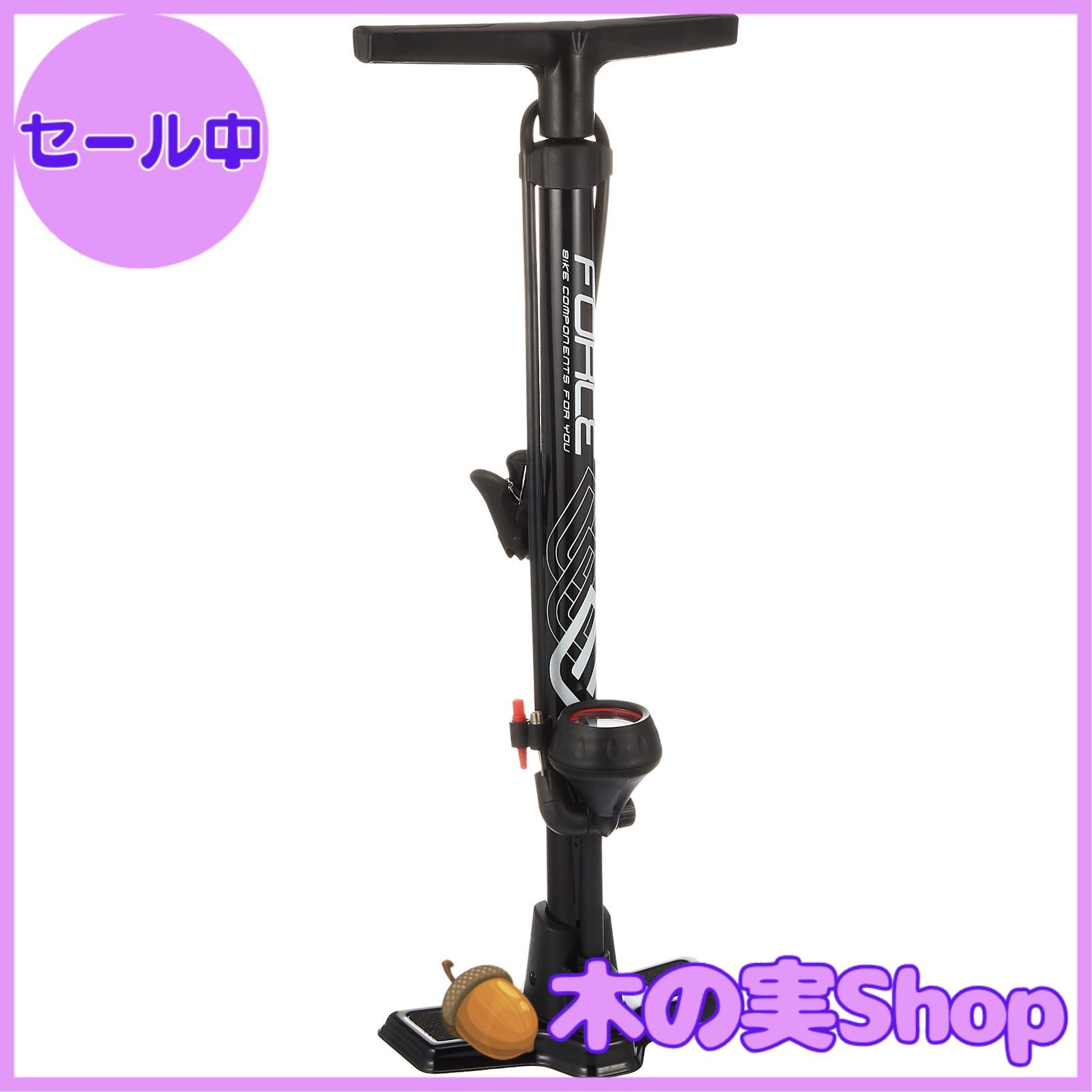 【大安売り】FORCE(フォース) 自転車空気入れ スポーツポンプゲージ付SG 自転車