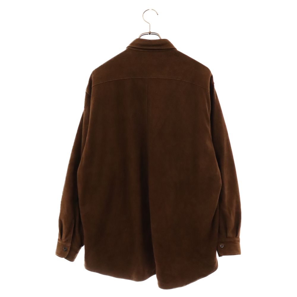 COMOLI (コモリ) 21AW スウェード ディアスキン レザー 長袖シャツ