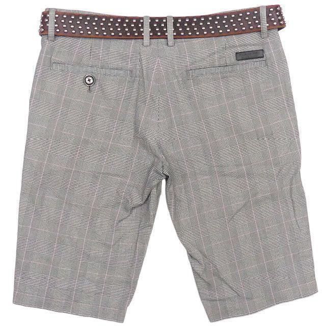 廃盤 バーバリーブラックレーベル ハーフパンツ チェック グレー TY2395 廃盤 バーバリーブラックレーベル ハーフパンツ チェック グレー