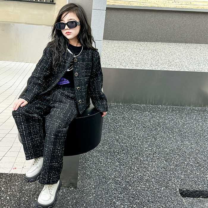 卒業式 韓国 160 子供服 トップス セットアップ パンツスーツ