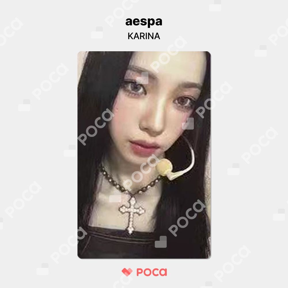 aespa カリナ トレカ MY WORLD TRADING CARD SET A 公式 トレカ