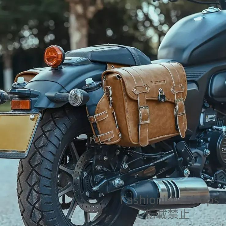 バッグ サイドバッグ 防水 バイク用ユニバーサルサイドバッグ 耐久性 軽量 防水 バイク レトロ 大容量 サポート 左右 メンズ ポケット a4 軽量 1泊 ipat おしゃれ 男 軽い 個性的 大きめ 多機能 通勤 通学 cp77