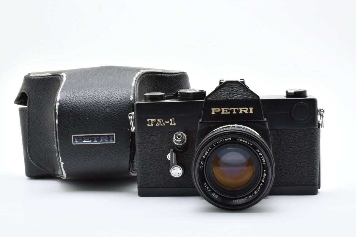 ペトリ PETRI FA-1 ブラック EE Auto C.C 55mm F1.7 ボディレンズセット 3351W0905 0881