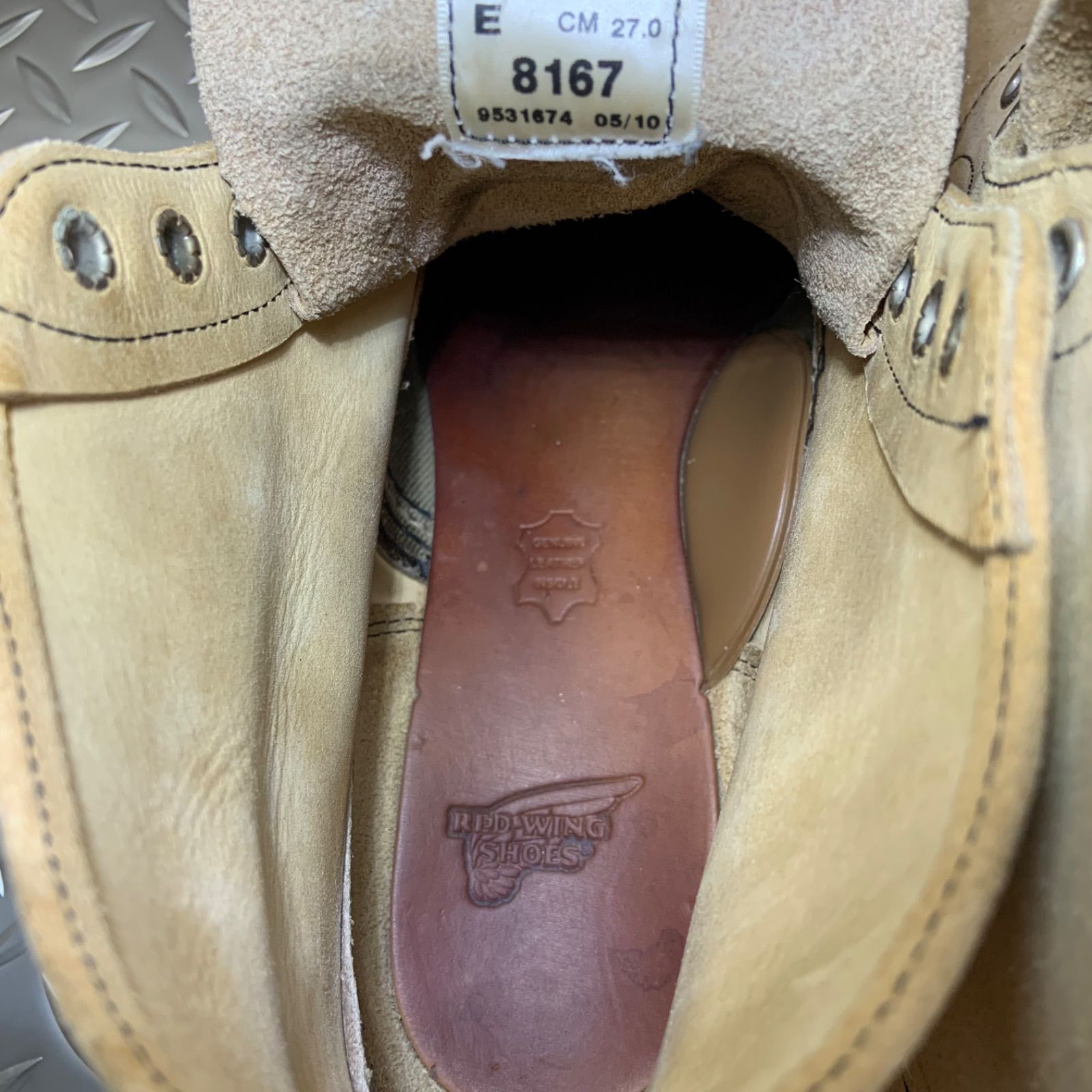 ☆REDWING 8167 ラウンドトゥワークブーツ 2010年製 US9E JP27㎝ 廃盤