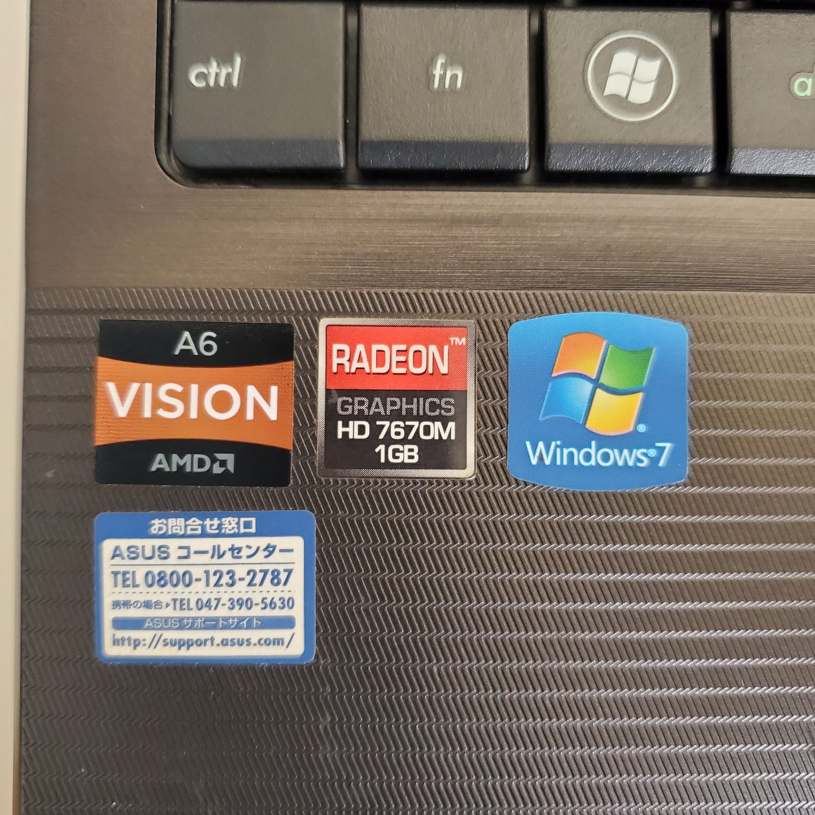 ASUS K53TK-SX0A6 A6-3420M 1.5GHz 4GB DVDスーパーマルチ ノート ジャンク N82924