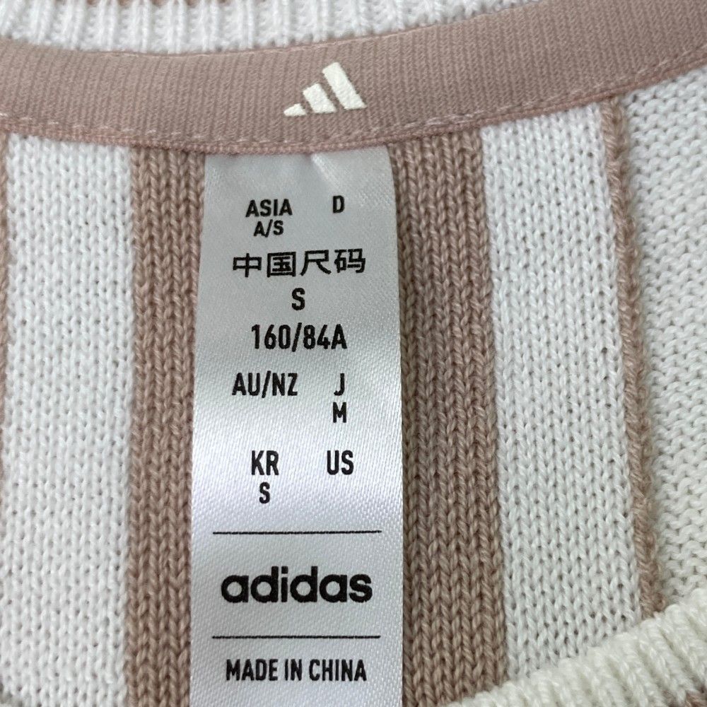 サイズ：M ADIDAS GOLF アディダスゴルフ IS4805/2024年モデル ニットセーター  ホワイト系 [240101416851] ゴルフウェア レディース ストスト サイズ：M ADIDAS GOLF アディダスゴルフ IS4805/2024年モデル