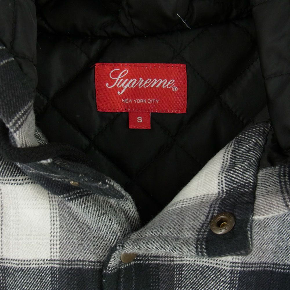Supreme シュプリーム ジャケット 19AW Quilted Hooded Plaid