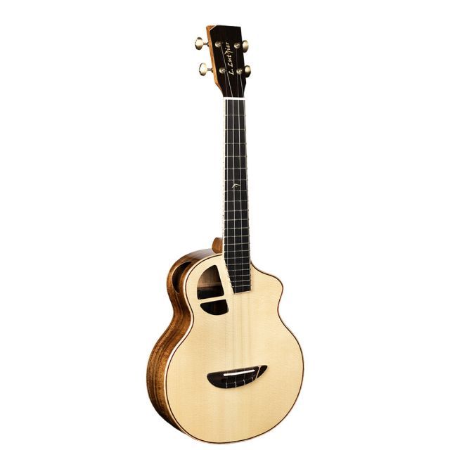 【90％OFF超高級ブランド】 L.Luthier エル ルシアー Le Koa S w EQ Tenor テナー サイズ ウクレレ エレウク スプルース トップ コア サイド＆バック