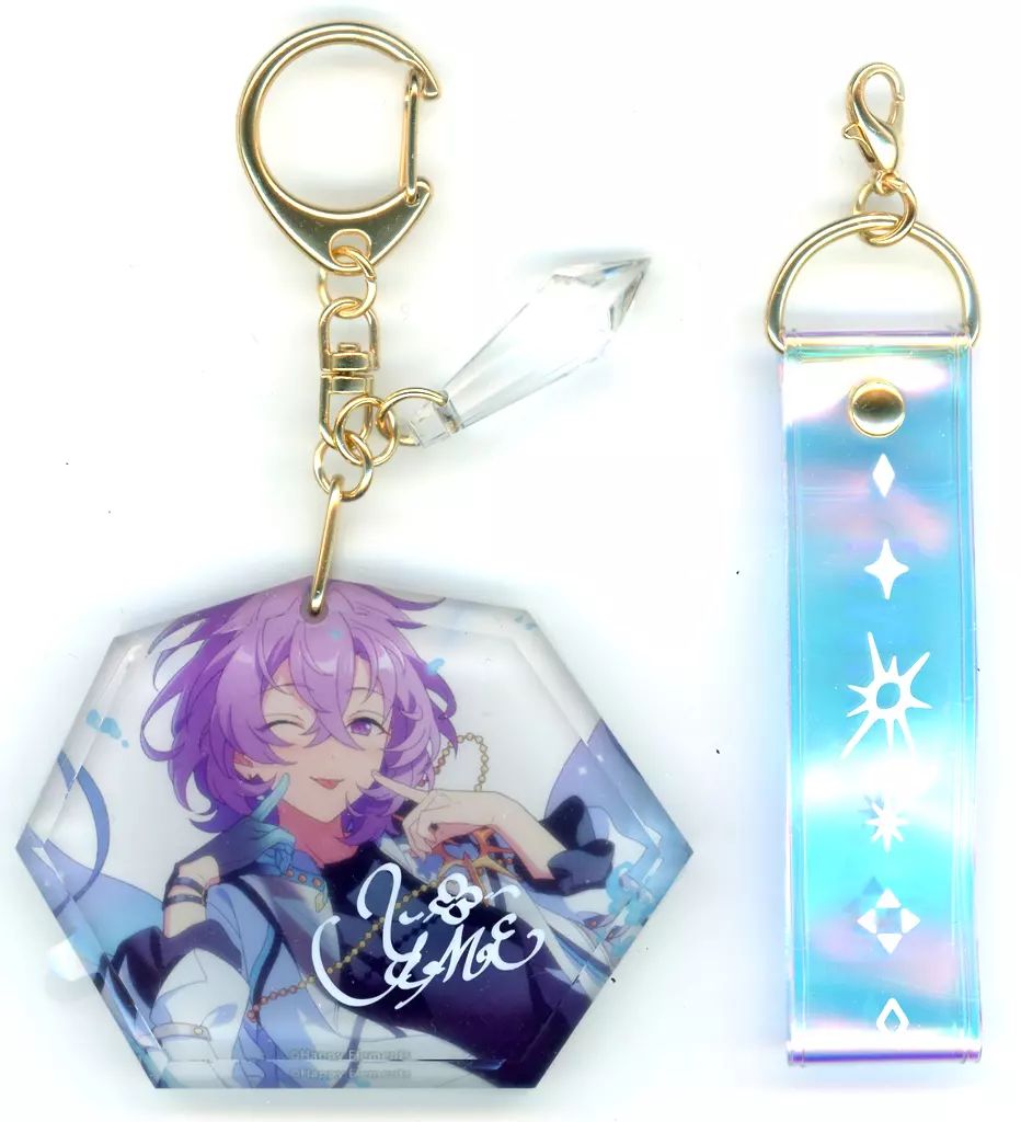 あんさんぶるスターズ あんスタ 缶バッジ アクリルキーホルダー ユメ 花群冬芽 中古】キーホルダー 花群冬芽(ユメ) ES 9th Anniv. フラグメント