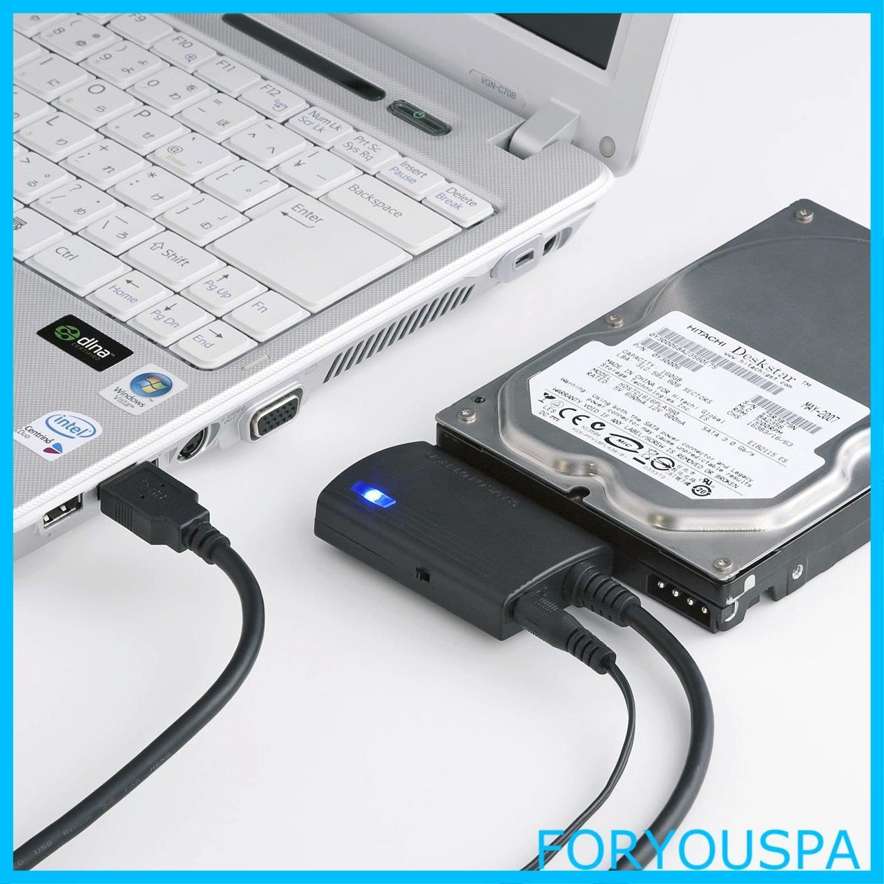 新着商品】サンワサプライ(Sanwa Supply) SATA-USB3.0変換ケーブル HDD/SSD/光学式ドライブ ケーブル