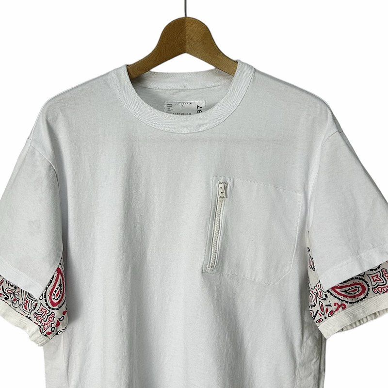サカイ sacai 22SS Bandana Print T-Shirt バンダナプリントTシャツ ...