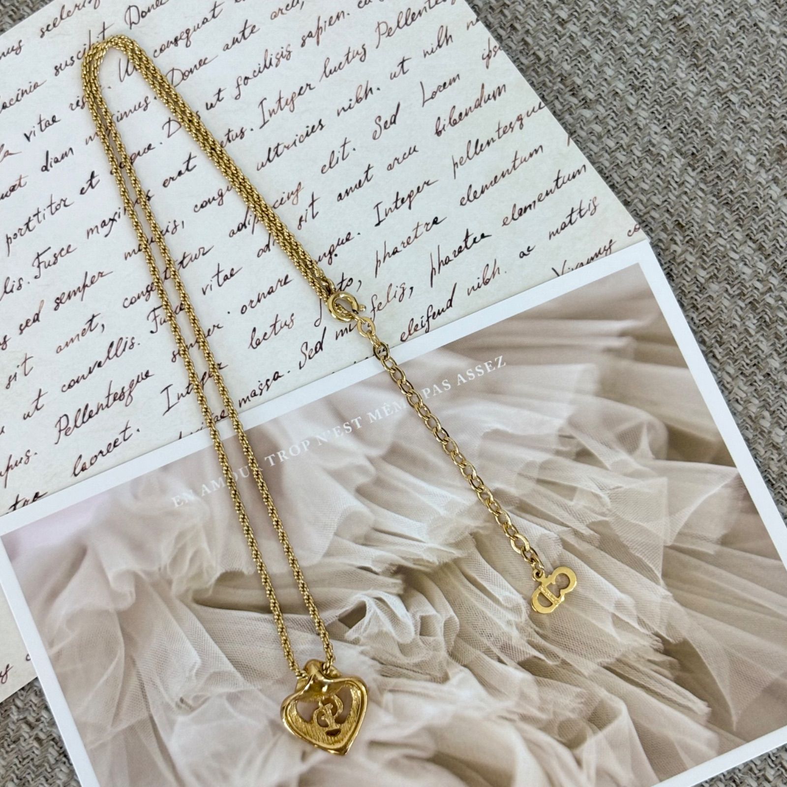 箱付き】【美品】クリスチャンディオールネックレス ピアス イヤリング