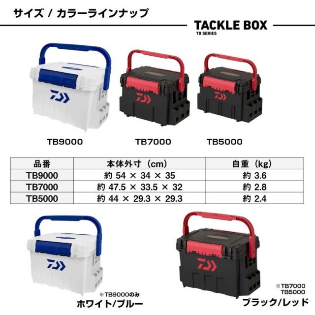 ダイワ タックルボックスTB 9000 ホワイト/ブルー | 釣具 釣り