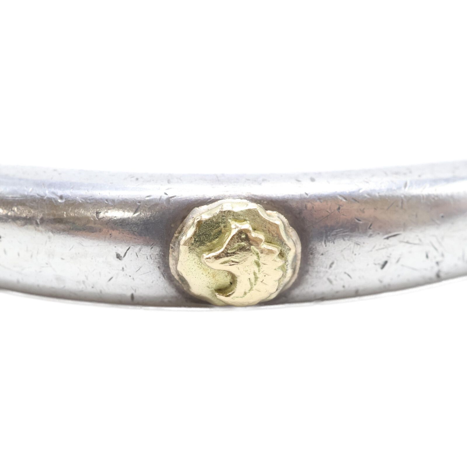 Navajo Allen Lee Sterling Bangle INLAY BRACELET