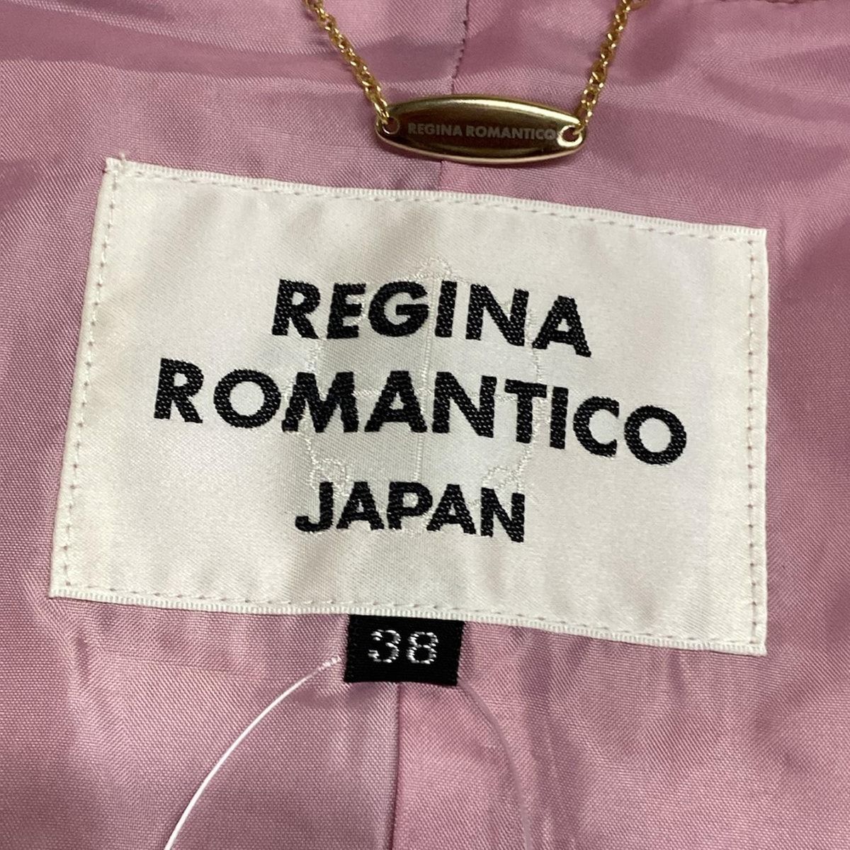 REGINA ROMANTICO ブラックコート 38サイズ Regina Romantico(レジィーナロマンティコ) コート サイズ38 M