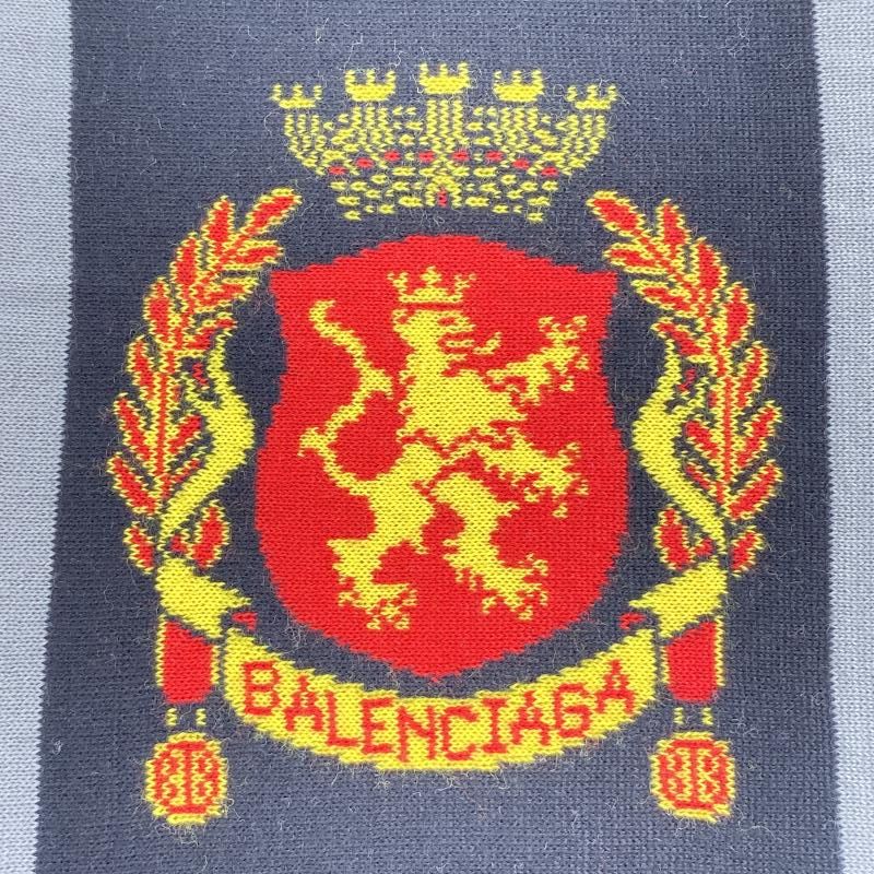  × ADIDAS サッカースカーフ ブラック グレー ホワイト バレンシアガ アディダス 10 その他 小物