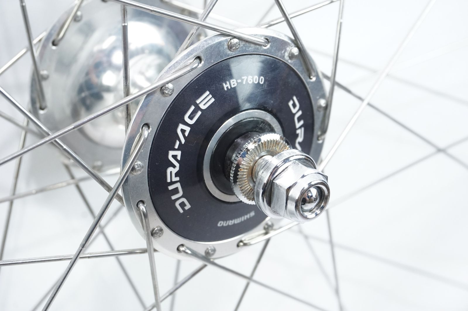 SHIMANO シマノ DURA-ACE HB-7600 ARAYA 16B RED シングル 手組 ホイールセット バイチャリ中目黒店 BRIGHTFACE_UK
