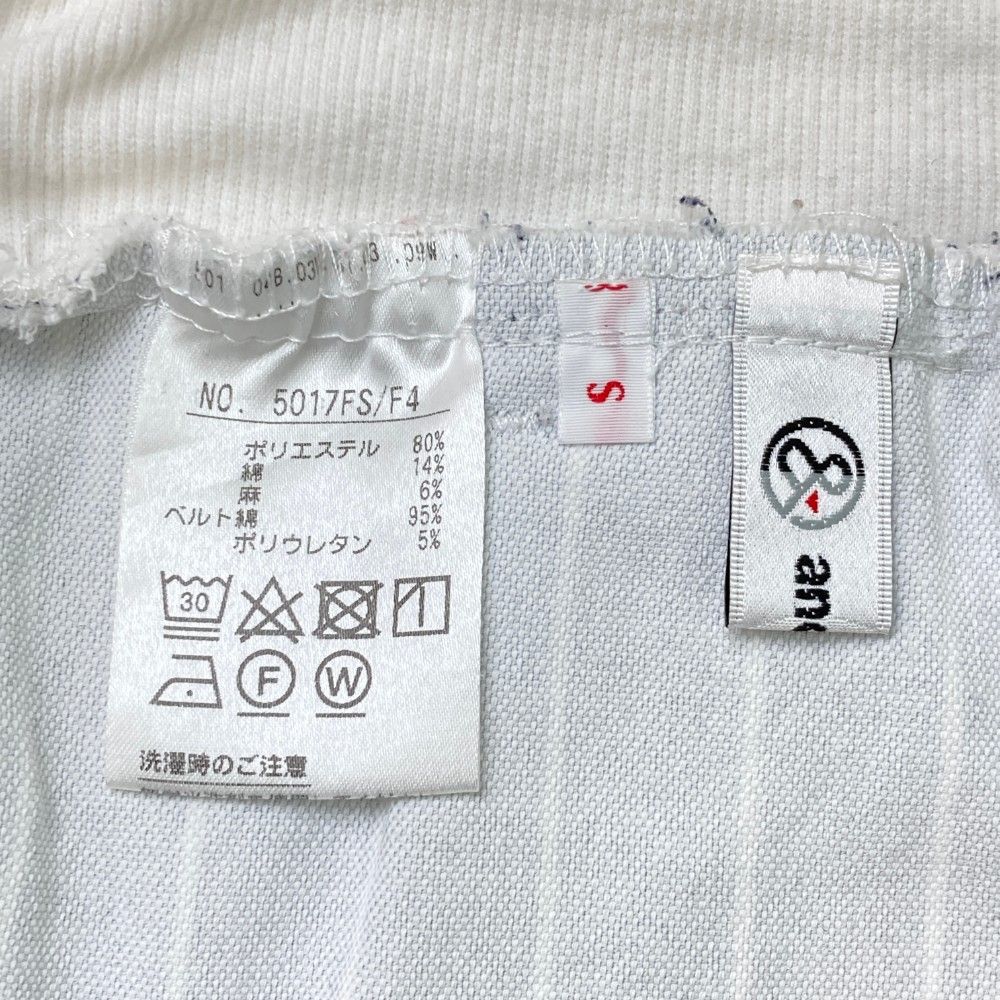 サイズ：S AND PER SE アンパスィ パンツ ストライプ グレー系