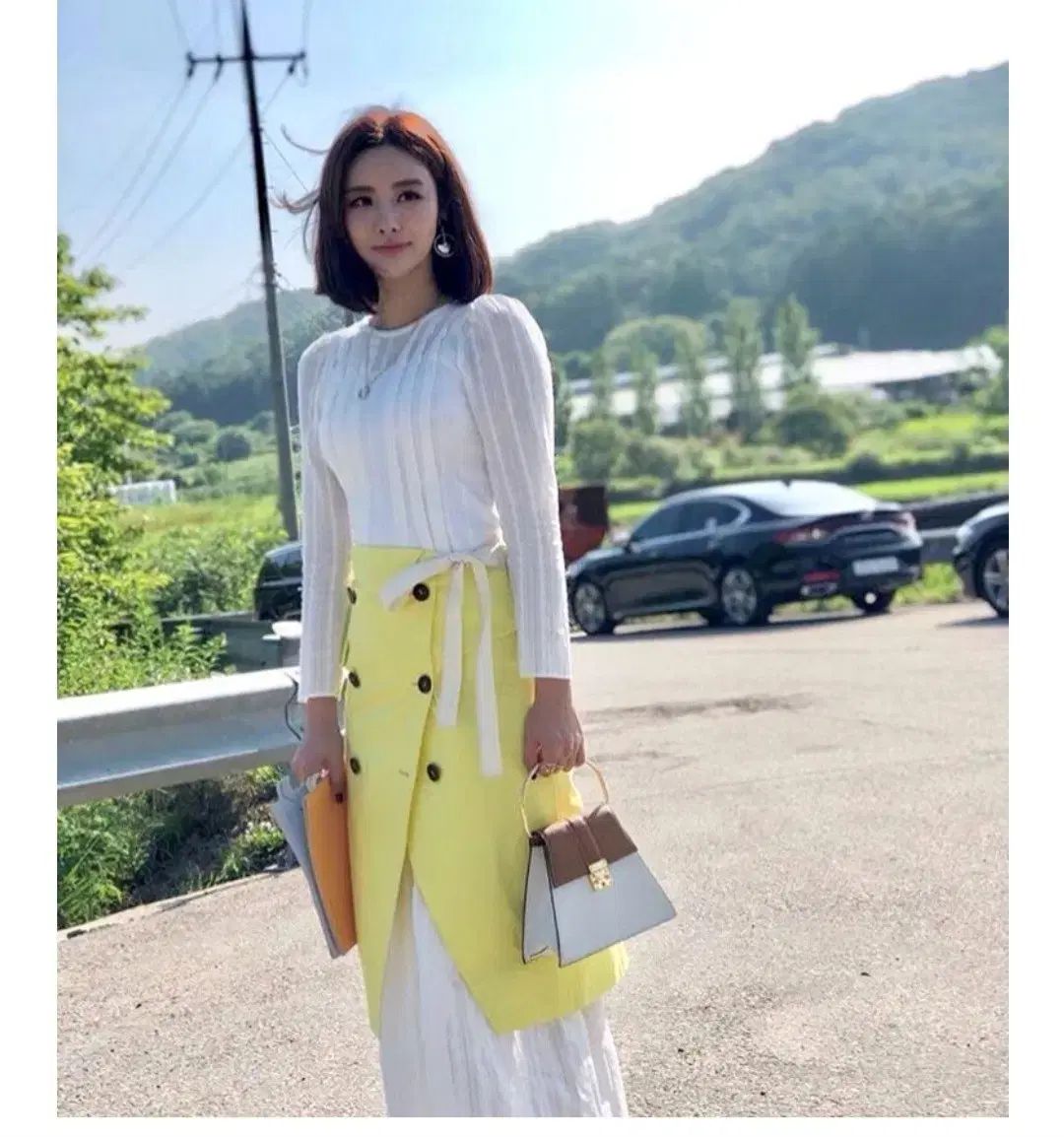 パートOFユニバース トレンチ ラップスカート