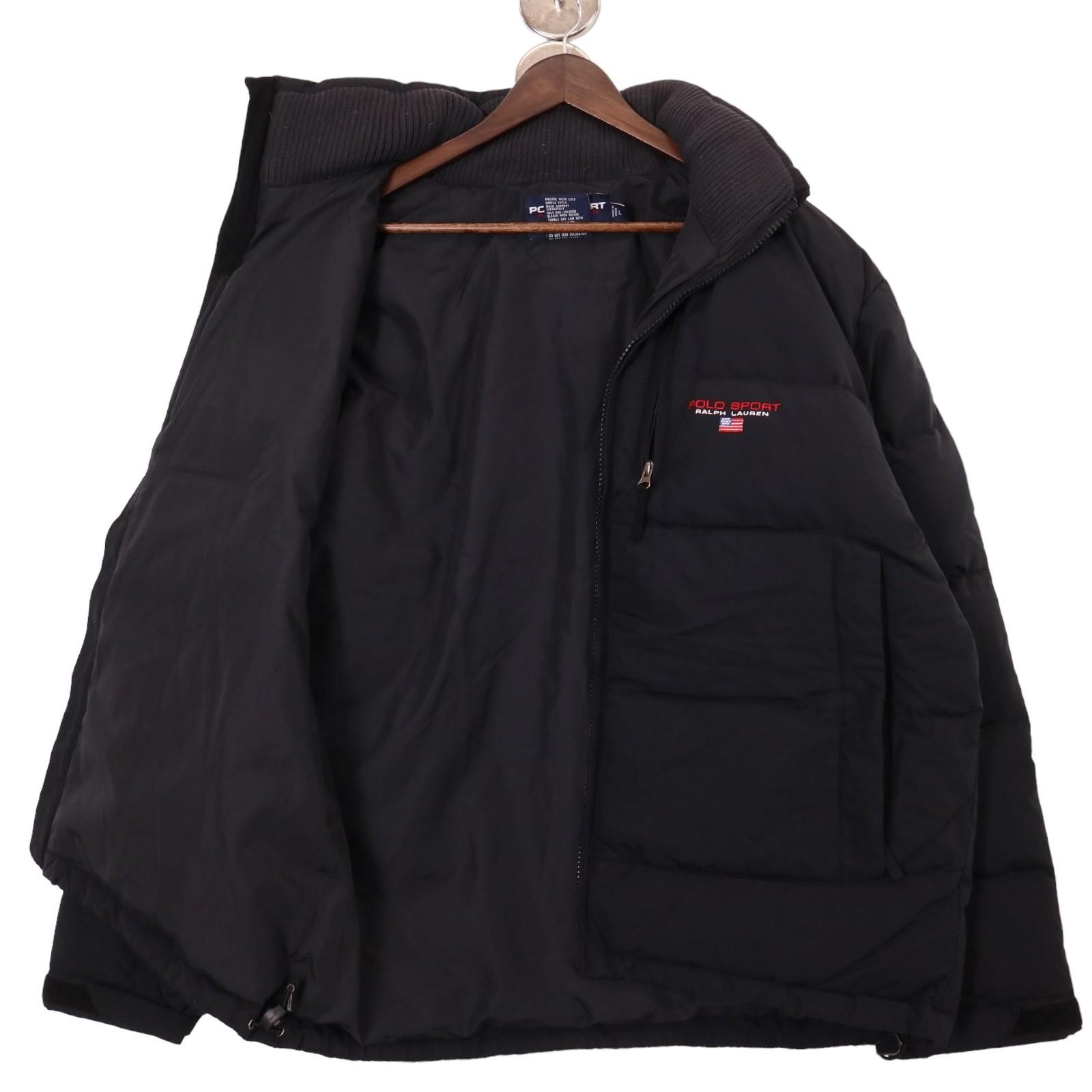 POLO SPORT ポロスポーツ ダウンジャケット ワンポイントロゴ ブラック 
