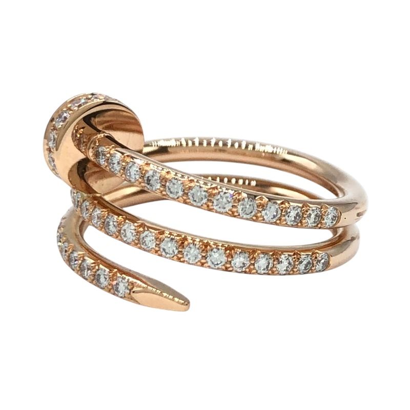 カルティエ ジュスト アン クル リング ピンクゴールド