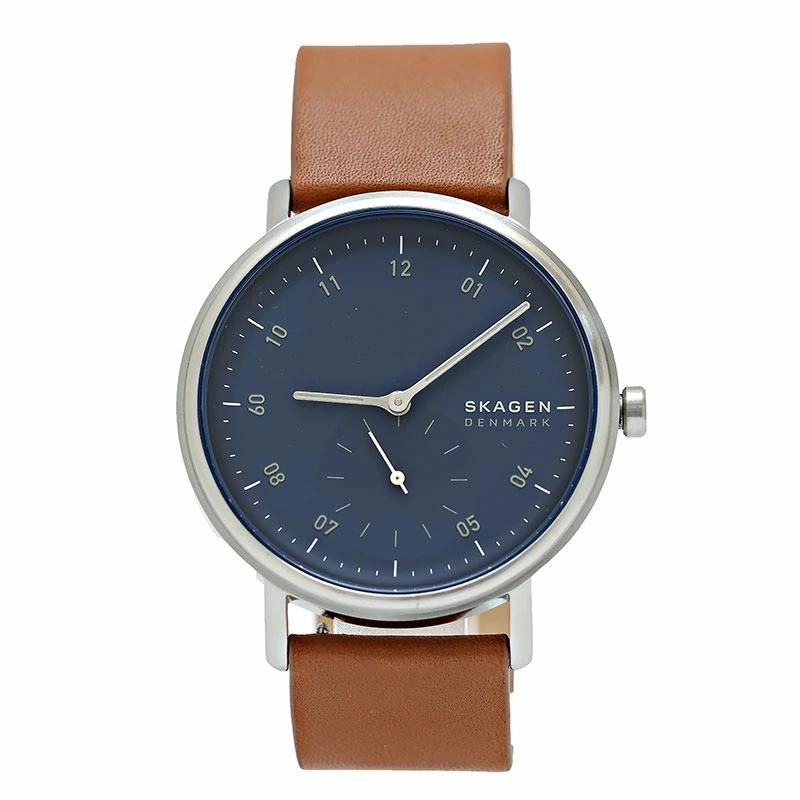 KUPPEL 二針 サブセコンド ブラック ステンレススチール メッシュウォッチ SKW6892 - Skagen SKAGEN SKW6892 腕時計 並行輸入品